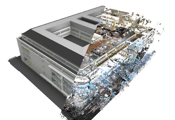 Integrated Point Cloud to BIM Modeling